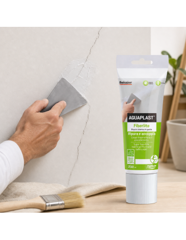 AGUAPLAST FIBERLITE Stucco Per Crepe Dinamiche E Cavillature Finitura Liscia 200 ml BOLDRINI - foto 5