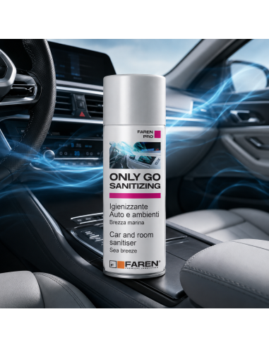 ONLY GO SANITIZING Spray Igienizzante Per Auto E Ambienti 200 ml FAREN - foto 6