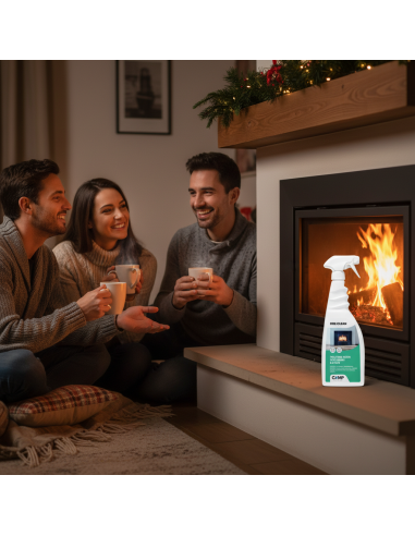 KIT 6 Fire Clean Da 750 ml Pulitore Decarbonizzante Vetri E Superfici Di Camini CAMP - foto 5