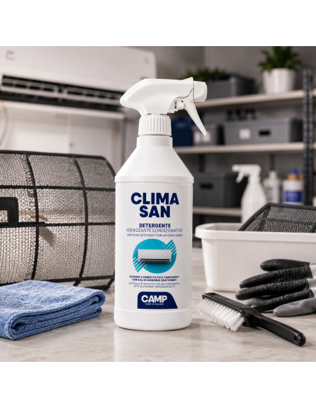 Climasan Detergente Per filtri E Componenti Climatizzatori 750 ml 3 Pezzi CAMP - foto 6