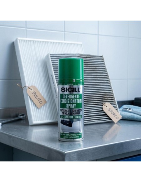 Detergente Condizionatori Spray Igienizzate Elimina Odori Casa Auto 400ml SIGILL - foto 2