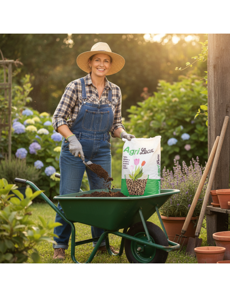 Argilla Espansa Agrileca Per Giardini Pensili E Ortoflorovivaismo 50 L LECA - foto 4