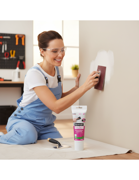 AGUAPLAST SUPER RAPIDO Stucco Bianco Pronto All’Uso 200 ml BOLDRINI - foto 5
