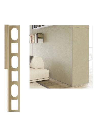 Profili In Alluminio Verniciato Colore Liquirizia 152 a L per Finitura Parete Proangle PROFILPAS - foto 4