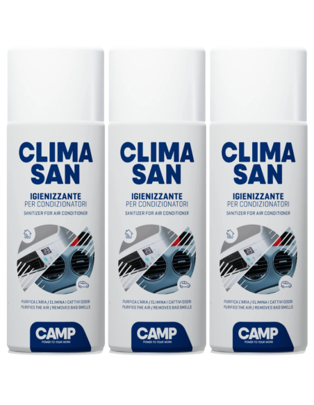 CAMP Climasan Igienizzante Purificatore Aria Per Climatizzatori 400 ml 3 Pezzi