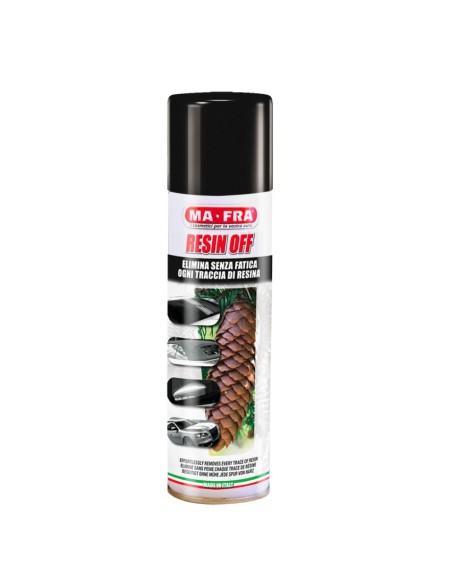 Mafra RESIN OFF Rimuove Tracce di Resina E Salsedine Dalla Carrozzeria 250 Ml
