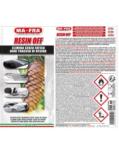 Mafra RESIN OFF Rimuove Tracce di Resina E Salsedine Dalla Carrozzeria 250 Ml 2