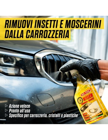 Mafra KILLER Detergente Spray per Auto Elimina Macchie E Insetti e Moscerini 500 ml