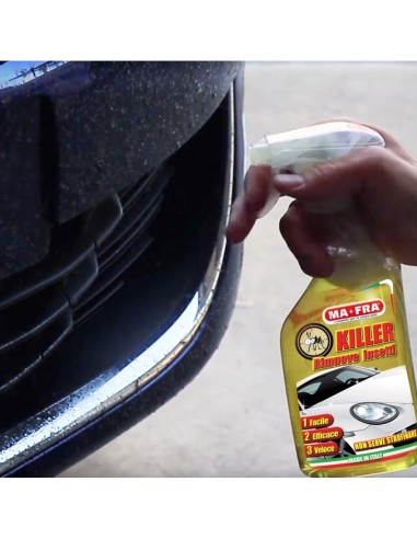 Mafra KILLER Detergente Spray per Auto Elimina Macchie E Insetti e Moscerini 500 ml