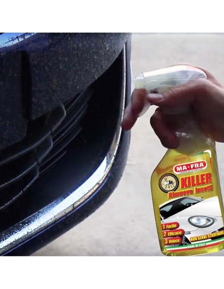 Mafra KILLER Detergente Spray per Auto Elimina Macchie E Insetti e Moscerini 500 ml