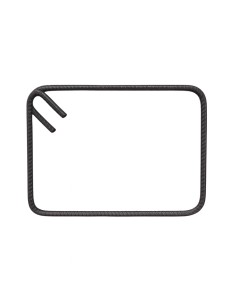 Staffa Chiusa Antisismica Armatura Ferro 20 x 30 cm Strutture Cemento 1 Pezzo