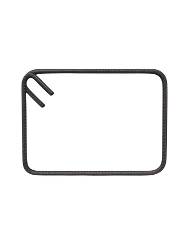 Staffa Chiusa Antisismica Armatura Ferro 20 x 30 cm Strutture Cemento 1 Pezzo