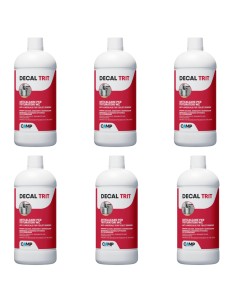 Decal Trit Anticalcare Per Rimuovere Calcare E Incrostazioni 1 Lt Kit 6 Pezzi