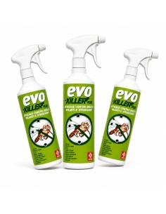  EvoKiller Insetticida Antiparassitario Insetti Parassiti Spray 750ml 3 Pezzi (EkoKiller)
