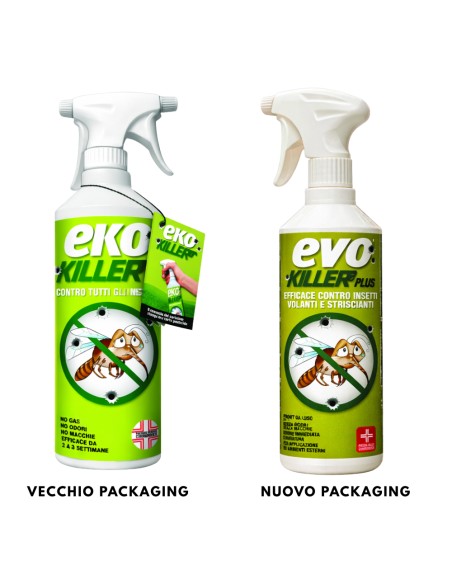 EvoKiller Insetticida Antiparassitario Insetti Parassiti Spray 750ml (EkoKiller)