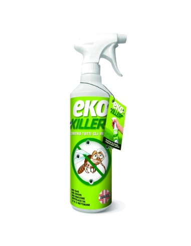 EvoKiller Insetticida Antiparassitario Insetti Parassiti Spray 750ml (EkoKiller)