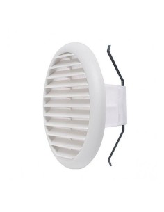 Griglia aerazione tonda con molle 80/125 mm, 2 pz