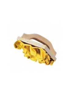 Tampone 12 pelli sintetiche 150x150 mm supporto legno Mito