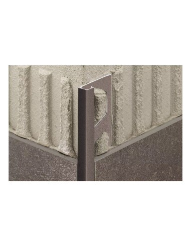 Profilo alluminio Trendline Quadec h 11 mm avorio 2,5 m