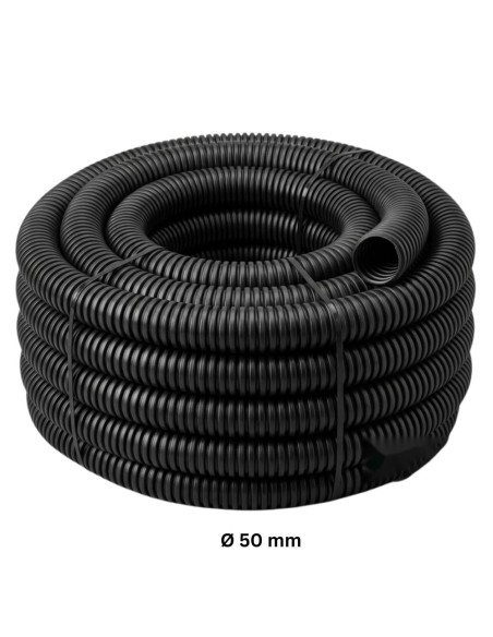 Tubo corrugato Ø 50 mm rotolo da 50 metri