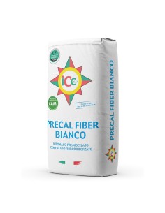 Intonaco Precal Fiber grigio K2 fibrato calce 25 kg ICC