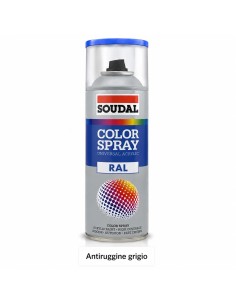 Bomboletta spray antiruggine grigio 400 ml Soudal