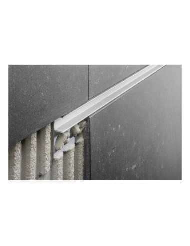 Profilo alluminio anodizzato Deco-SG h 10 mm Schluter 2,5 m