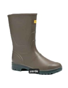 Stivali gomma verdi suola carrarmato taglia 42 antiscivolo