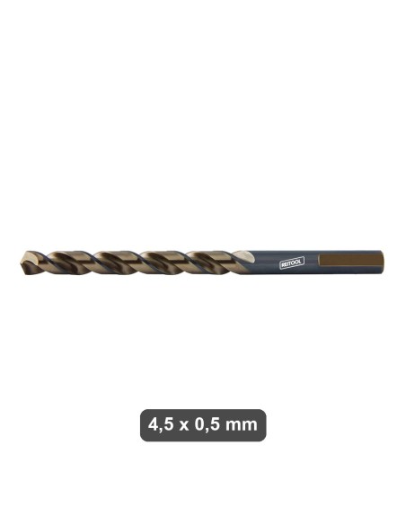 Punta HSS 4,5x0,5 mm Reitool per trapano