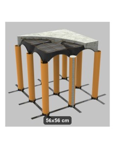 Cupolex vespaio areato 56x56 cm h.20 Pontarolo (3,18 pz/mq)