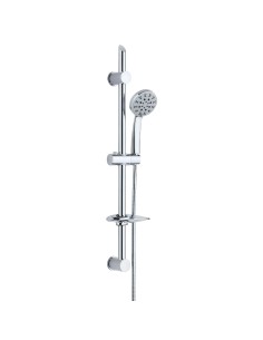 FORTUNATO Saliscendi Doccia H 75cm 5 Getti Anticalcare E Gancio Muro Salva Foro