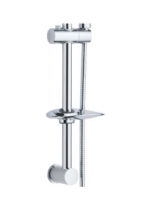FORTUNATO Saliscendi Doccia H 75cm 5 Getti Anticalcare E Gancio Muro Salva Foro 2