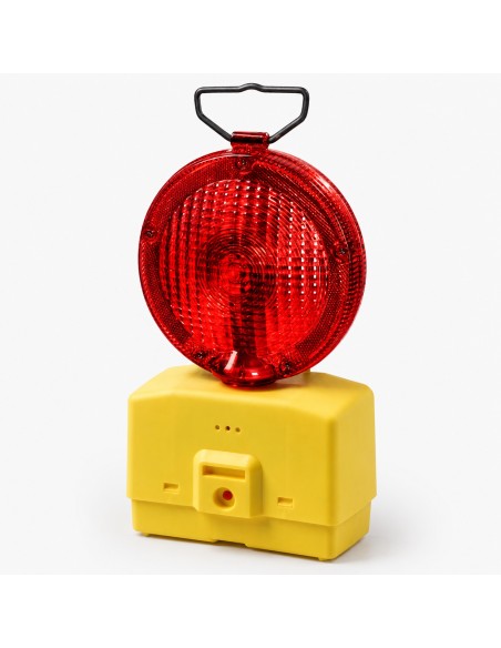 Lampada cantiere stradale lampeggiante luce rossa