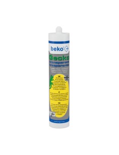 Colla sigillante flessibile Gecko trasparente 290ml