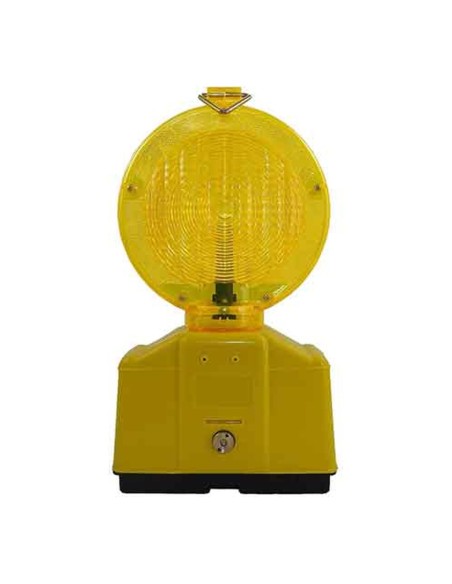 Lampada cantiere stradale lampeggiante luce gialla