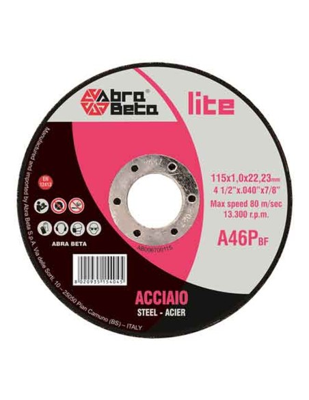 Disco da taglio per ferro 115x3,2 mm