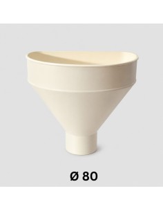 Raccoglitore PVC Bianco Salento Ø 80 mm per Pluviale