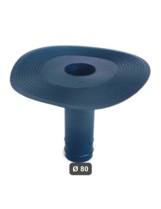 Messicano PVC Ø 80 h. 24 cm per Impianti di Scarico