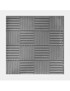 Pavimento esterno cemento Sigaretta Grigio 25x25 cm 16 Pezzi (1 Metro Quadro)