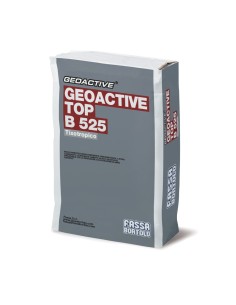 Malta cementizia Geoactive Top B525 fibrorinforzata 25 kg Fassa