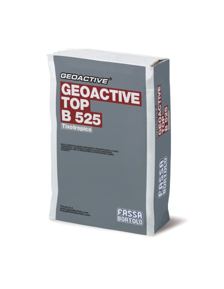 Malta cementizia Geoactive Top B525 fibrorinforzata 25 kg Fassa