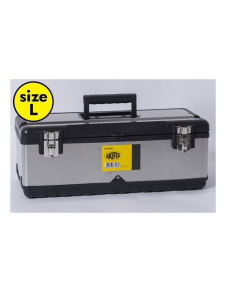 Cassetta porta utensili Akifix Inox 38x27x22,5 cm in metallo