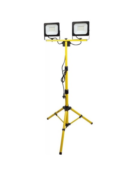 Proiettore LED telescopico Akifix 2x50W treppiede 230V