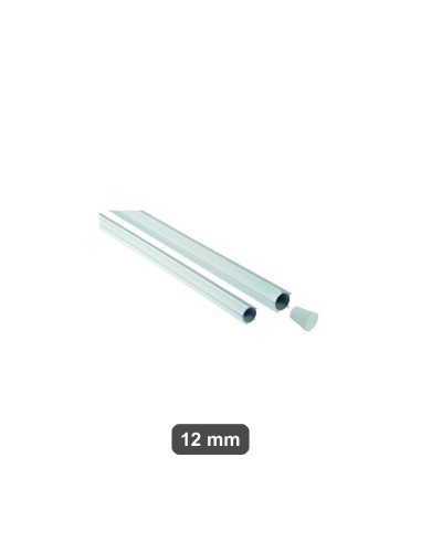 Profilo distanziatore alettato tondo 12 mm x 2 m