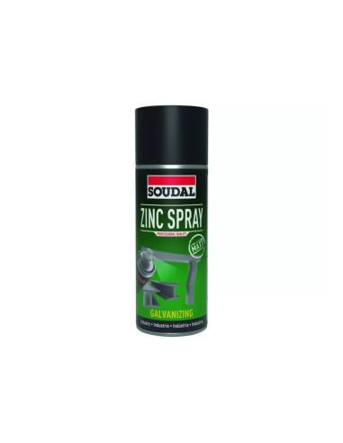 Zinco spray opaco antiruggine 400 ml Soudal