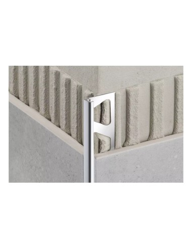 Angolo esterno 90° profilo Jolly alluminio H11 grigio sasso