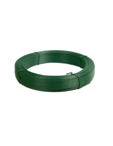 Filo plastificato verde Ø 2,2-3,1 mm per tensione 100 m