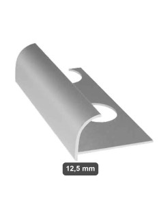 Profilo Jolly tondo alluminio satinato 12,5 mm L. 2,60 m