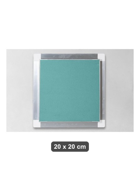 Botola ispezione 20x20 cm alluminio Akifix