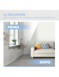 AGUAPLAST ANTICONDENSA Stucco Termoisolante E Anti-Muffa 9 Kg 2